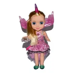 OEM - MUÑECA AMOROSA UNICORNIO CON MUSICA Y LUCES Y ACCESORIO OLOR