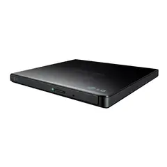 LG - Lectora Grabadora Externa Slim CD - DVD Negro USB