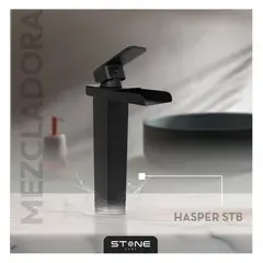 STONE - MEZCLADORA MONOCOMANDO P/BOWL AL MUEBLE HASPER STB