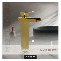 STONE - MEZCLADORA MONOCOMANDO P/BOWL AL MUEBLE HASPER STG-01