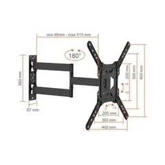 SOPORTEX - Rack móvil para TV 32 - 55" Sxm 3755