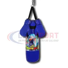 GENERICO - Saco de Boxeo Infantil azul 60 cm
