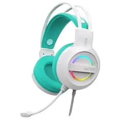 ANTRYX - AUDIFONO C/MICROFONO IRIS-W TURQUOISE, 7.1 VIRTUAL