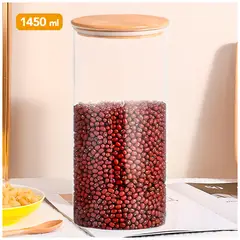 KELLER - Frasco Hermético Táper de Cocina 1450 ML Circular H67