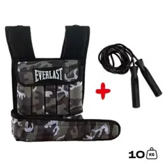 HOLGU - Chaleco De Peso 10kg Para Entrenamiento Soga Para Saltar