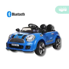 GENERICO - Carrito a Batería para niño Modelo Mini Cooper color Azul