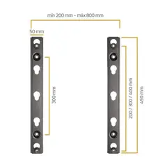 GENERICO - Rack Fijo para TV de 37 a 70 pulgadas SP-3775
