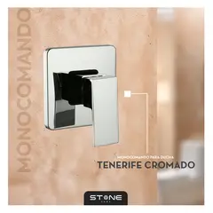 STONE - MEZCLADORA PARA DUCHA CROMADA-TENERIFE-STONE