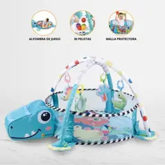 DOUX BEBE - Gimnasio Para Bebé 4 en 1 »DINO REX»