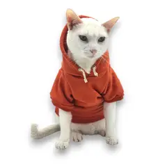 MD - Ropa Capucha polera de algodón para Mascotas Lacre T4