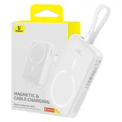 BASEUS - Cargador Inalambrico Powerbank Magnetico 10000mAh 20W MagSafe