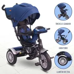 EBABY - TRICICLO REVERSIBLE ZOE BLUE