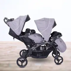 EBABY - Coche Cuna Mellicero para Bebé »DUO LANDER» Gray