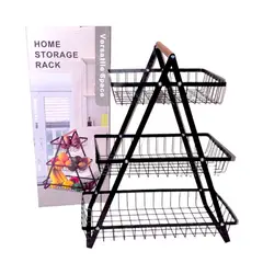 GENERICO - Organizador 3 niveles para frutas verduras o aseo