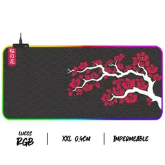 GENERICO - Mouse Pad Gamer RGB speed XXL Sakura