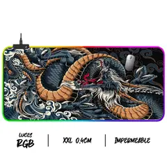 GENERICO - Mouse Pad Gamer RGB Speed XXL Dragon rayo