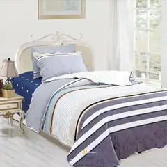 CASATEX - Edredón Tela Hipoalergénico con Carnero 15Plz + Set de Sábanas