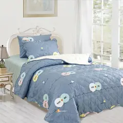 CASATEX - Edredón Tela Hipoalergénico con Carnero 15Plz + Set de Sábanas