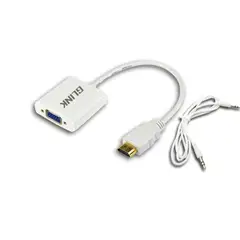 GENERICO - Adaptador HDMI Macho a VGA Hembra 1080P GL-001