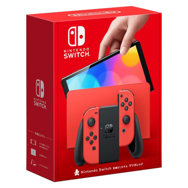 Consola de videojuegos Switch OLED Mario Red JP