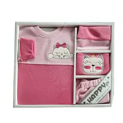 GENERICO - CONJUNTO PARA BEBE NIÑO/NIÑA 4 PIEZAS