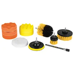 PRETUL - Juego de 11 Accesorios Multiusos de Limpieza y Pulido Para Taladro