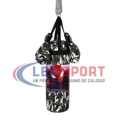 GENERICO - Saco de Boxeo Infantil Camuflado 55 cm