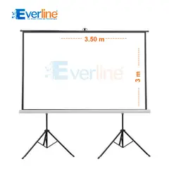 OEM - ECRAN CON DOBLE TRIPODE 350m X 300m Antireflex