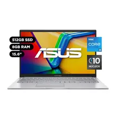 ASUS - Laptop Vivobook 15.6" Intel Core i5 12a gen 10 núcleos 8GB 512GB SSD X1504ZA-NJ339W
