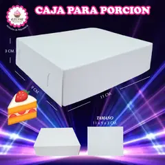 GENERICO - 200 Cajas para Porción de Torta en Repostería