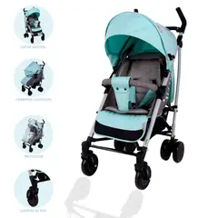 BABYGO - Coche Bastón Deportivo para Bebé «NITRO» Ligth Green