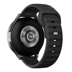GENERICO - Correa Silicona SPG para SAMSUNG GALAXY WATCH 7 - Negro