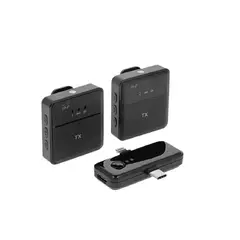 GENERICO - Micrófono Inalámbrico para Celular SX31 Dual Doble Microfono 3 en 1