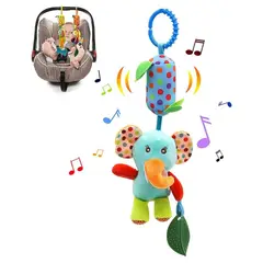 GENERICO - Sonaja para estimulación - colgante sensorial ELEFANTE