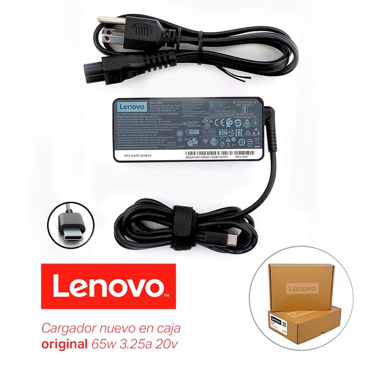 Cargador Tipo C 65w 20v 3-25a ORIGINAL