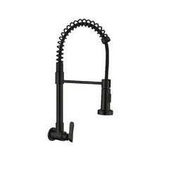 XM - LLAVE DE COCINA RESORTE NEGRO PARED LC304-201401