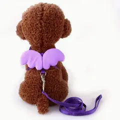 GENERICO - Correa Pechera Arnés para Mascotas Color Morado