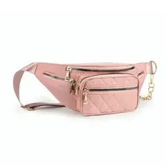 GENERICO - Canguro casual para mujer con varios bolsillos con cierre_.