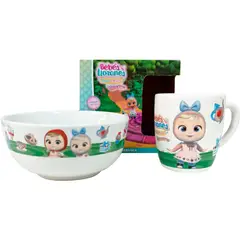 SCOOL - Set de vajilla de cerámica x2 pzs Bebé Llorones