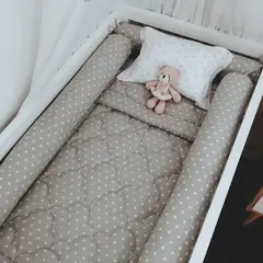 GENERICO - Bumpers Tubulares de cuna - diseño estrellitas -4 piezas