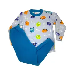 OTTOWARE - PIJAMA NIÑO MOUNSTRO TURQUESA_.