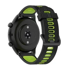 GENERICO - Correa Silicona Sport 3 para SAMSUNG GALAXY WATCH FE - NAmarillo