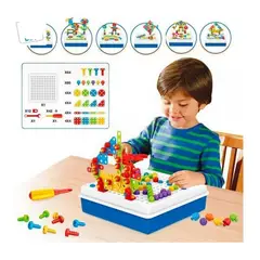 GENERICO - JUGUETE MOSAICO 2 EN 1 - 420 PIEZAS