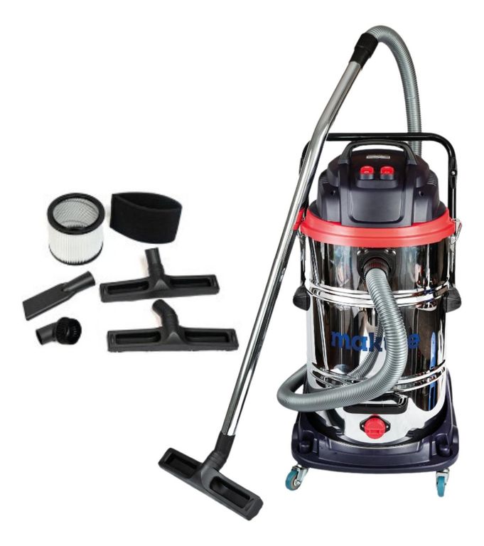 Aspiradora de polvo y agua industrial 2400w 60 litros