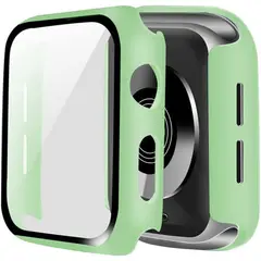 GENERICO - Case Bumper APPLEWATCH con Vidrio incorporado 44mm verde