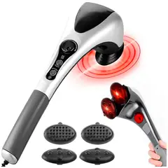 GENERICO - Masajeador Eléctrico Corporal Infrarrojo con Doble Cabezal