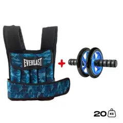 HOLGU - Chaleco De Peso 20kg Para Calistenia Rueda Abdominal