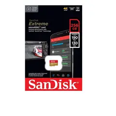 SANDISK - Tarjeta de memoria micro SD extreme 256GB