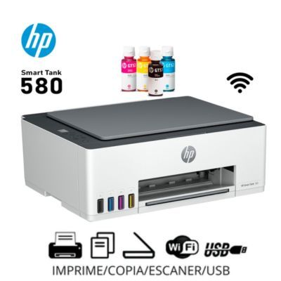 IMPRESORA MULTIFUNCIONAL SMART TANK 580 WIFI/BLUETOOTH