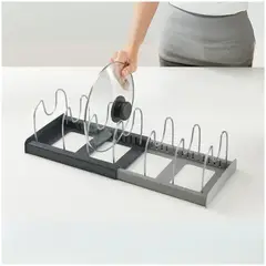 INSPIRA MARKET - Organizador soporte de sartenes y ollas de cocina elegante